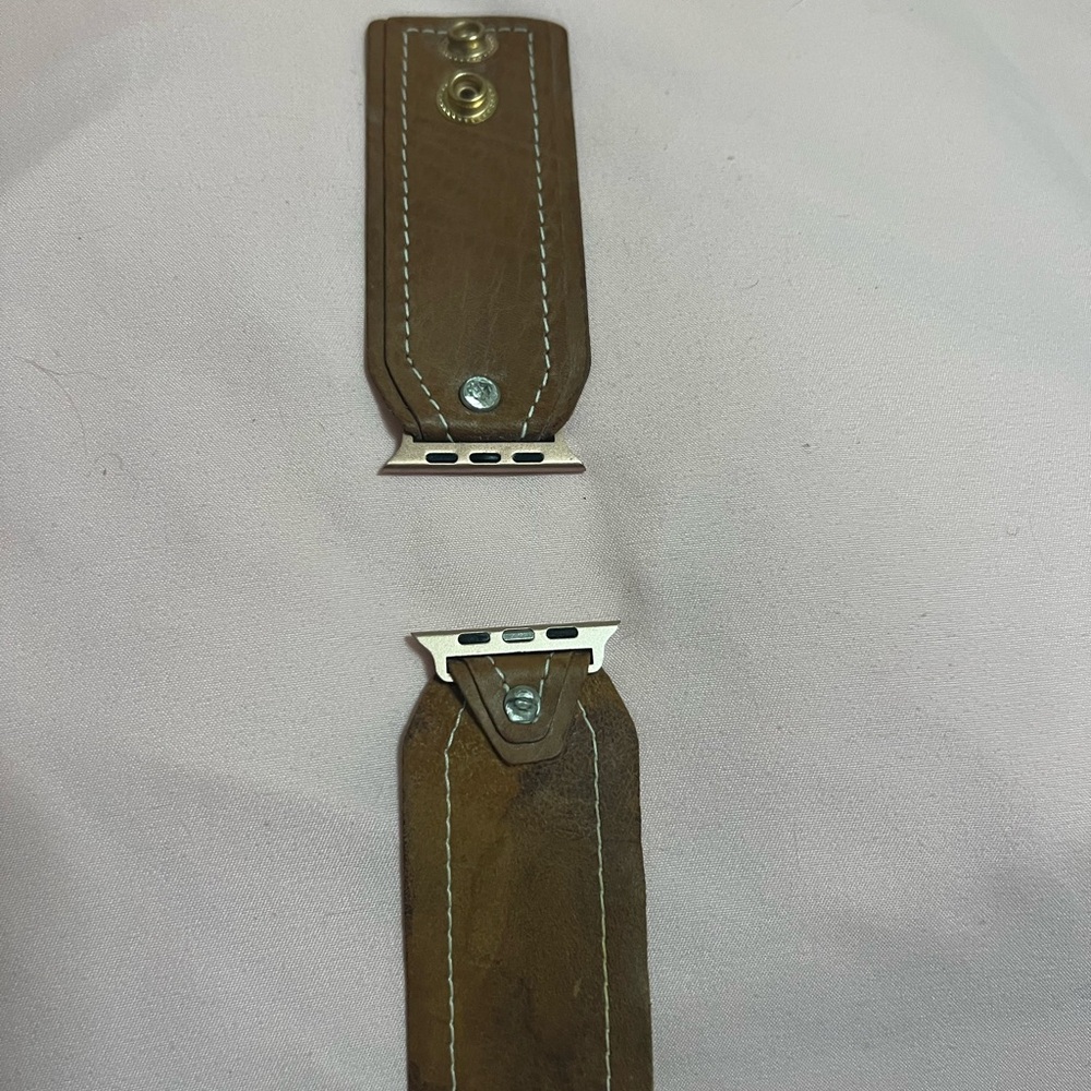 Brown Leather Watch Strap